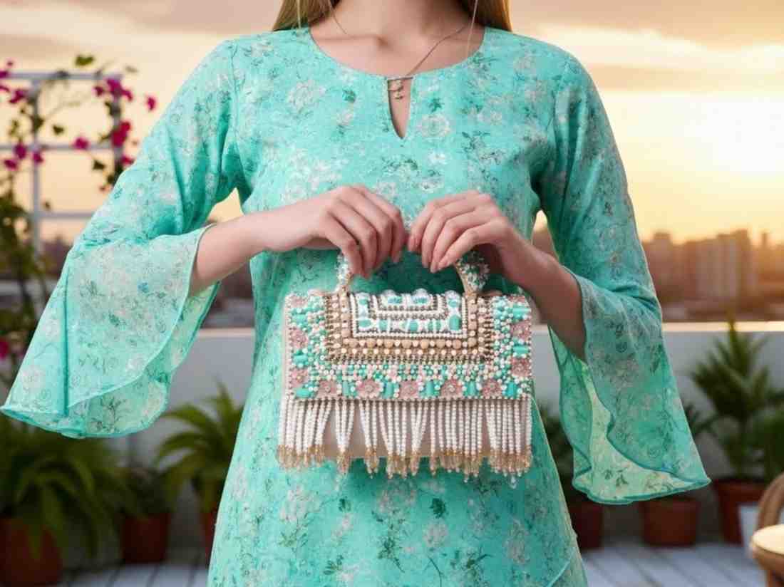 Designer Bags for Women | Luxury Pearl & Wedding Clutch Collection - Image 2